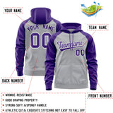 Custom Unique Long-Sleeve Zippered Training Full-Zip Raglan Sleeves Hoodie Stitched Name Number