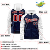 Custom Full-Zip Raglan Sleeves For Man Personalized Sweatshirt Stitched Name Number