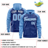 Custom Cotton Full-Zip Raglan Sleeves Hoodie Unisex Personalized Stitched Text Logo And Number