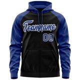 Custom Cotton Full-Zip Raglan Sleeves Hoodie Unisex Personalized Stitched Text Logo And Number