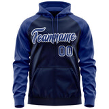 Custom Full-Zip Hoodie Raglan Sleeves Embroideried Your Team Logo Personalized Hip Hop Sweatshirts