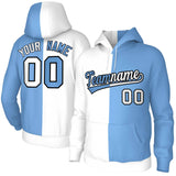 Custom Split Fashion Pullover Hoodie Hook Athletic Pullover Coat