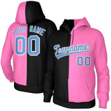 Custom Split Fashion Pullover Hoodie Hook Athletic Pullover Coat