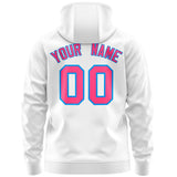 Custom Your Own Full-Zip Hoodies With Flame Stitched Team Name Number Logo