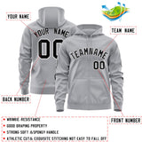 Custom Your Own Full-Zip Hoodies With Flame Stitched Team Name Number Logo