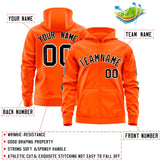 Custom Your Own Full-Zip Hoodies With Flame Stitched Team Name Number Logo