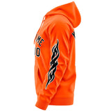 Custom Your Own Full-Zip Hoodies With Flame Stitched Team Name Number Logo