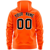 Custom Your Own Full-Zip Hoodies With Flame Stitched Team Name Number Logo