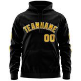 Custom Your Own Full-Zip Hoodies With Flame Stitched Team Name Number Logo