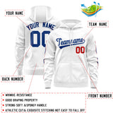 Custom Unisex Single-Tone Flame Sports Full-Zip Sweatshirt Hoodie Stitched Name Number