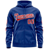 Custom Unisex Single-Tone Flame Sports Full-Zip Sweatshirt Hoodie Stitched Name Number