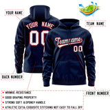 Custom Unisex Single-Tone Flame Sports Full-Zip Sweatshirt Hoodie Stitched Name Number