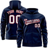 Custom Unisex Single-Tone Flame Sports Full-Zip Sweatshirt Hoodie Stitched Name Number