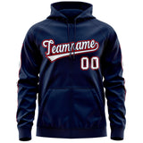 Custom Unisex Single-Tone Flame Sports Full-Zip Sweatshirt Hoodie Stitched Name Number