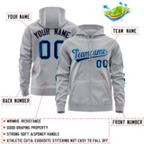 Custom Unisex Single-Tone Flame Sports Full-Zip Sweatshirt Hoodie Stitched Name Number