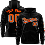 Custom Unisex Single-Tone Flame Sports Full-Zip Sweatshirt Hoodie Stitched Name Number