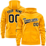 Custom Unisex Single-Tone Flame Sports Full-Zip Sweatshirt Hoodie Stitched Name Number