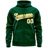 Custom Unisex Single-Tone Flame Sports Full-Zip Sweatshirt Hoodie Stitched Name Number