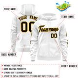 Custom Men's Youth Sweatshirt Stitched Name Number And Team Logo Full-Zip Hoodie With Flame