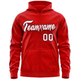 Custom Full-Zip Hoodie Monochrome Flame for Men Women Stitched Logo Sweatshirts