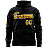 Custom Men's Youth Sweatshirt Stitched Name Number And Team Logo Full-Zip Hoodie With Flame