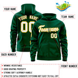 Custom Full Zip Hoodie With Flame Stitched Text Logo Personalized Hip Hop Sweatshirts