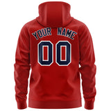 Custom Sweatshirt for Men Youth Full-Zip Hoodie Stitched Team Name Number