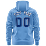 Custom Sweatshirt for Men Youth Full-Zip Hoodie Stitched Team Name Number