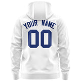 Custom Full-Zip Hoodie Stitched Text Logo Personalized Hip Hop Sweatshirts