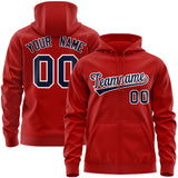 Custom Men's Youth Sweatshirt Stitched Name Number Full-Zip Hoodie