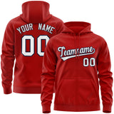 Custom Men's Youth Sweatshirt Stitched Name Number Full-Zip Hoodie