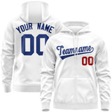 Custom Men's Youth Sweatshirt Stitched Name Number Full-Zip Hoodie