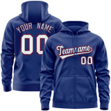 Custom Men's Youth Sweatshirt Stitched Name Number Full-Zip Hoodie