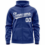 Custom Full-Zip Hoodie For Man Personalized Sweatshirt Stitched Name Number