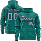 Custom Full-Zip Hoodie Sports Sweatshirt Stitched Name Number