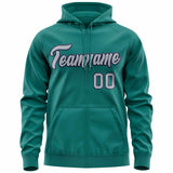 Custom Full-Zip Hoodie Sports Sweatshirt Stitched Name Number