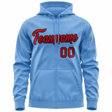 Custom Cotton Full-Zip Hoodies Unisex Personalized Couples Sweatshirt