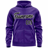 Custom Cotton Full-Zip Hoodies Unisex Personalized Couples Sweatshirt