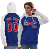 Custom Women's Cotton Pullover Raglan Sleeves Hoodie Personalized Couples Fashion Sweatshirt