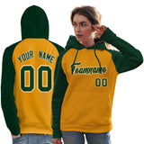 Custom Bespoke Long Sleeve Pullover Hoodie Raglan sleeves Embroideried Your Team Logo and Number For Women Spotswear