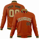 Custom Classic Style Jacket Personalized  Baseball Bomber Jacekt Sweatshirt