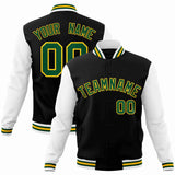 Custom Curved Raglan Sleeves Varsity Letterman Jacket