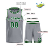 Custom Classic Basketball Jersey Sets Quick Dry Breathable Team Uniforms