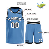 Custom Classic Basketball Jersey Sets Quick Dry Breathable Team Uniforms