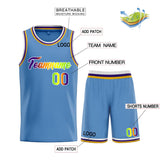 Custom Classic Basketball Jersey Sets 90s Hiphop Party Sport Set