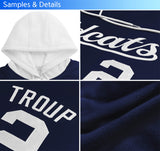 Custom For Man's Pullover Hoodie Raglan Sleeves Sports Hoodie Embroideried Your Team Logo