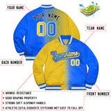 Custom Gradient Fashion Jacket Loose Embroidery Casual Coats