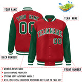 Custom Raglan Sleeves Jacket Baseball Jacket Letterman Adult Coat