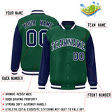 Custom Raglan Sleeves Jacket Baseball Jacket Letterman Adult Coat