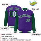 Custom Raglan Sleeves Jacket Hip-Hop Baseball Men Coat